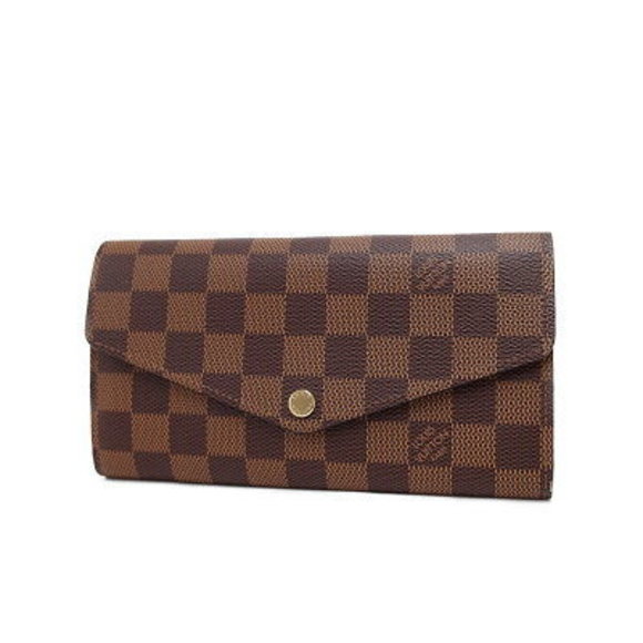 Louis Vuitton Damier Portefeuille Sarah Bifold Long Wallet - Picture 1 of 5